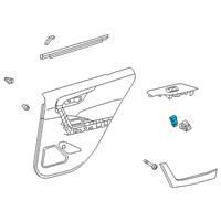 OEM 2020 Toyota RAV4 Seat Heat Switch Diagram - 84751-0R120