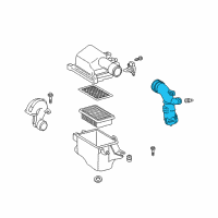 OEM 2016 Toyota Prius C Air Hose Diagram - 17881-21130