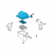 OEM 2012 Toyota Prius C Cover Diagram - 17705-21180