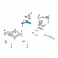 OEM Acura Arm, Left Front (Lower) Diagram - 51360-SJA-A01
