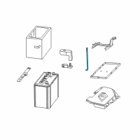 OEM 2005 Lexus ES330 Bolt, Battery Clamp Diagram - 74451-33010