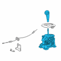 OEM 2017 Chevrolet Sonic Shifter Assembly Diagram - 42514251