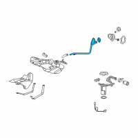 OEM 2008 Chevrolet Cobalt Filler Pipe Diagram - 25909370