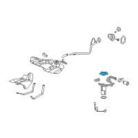 OEM Saturn Vue Sending Unit Retainer Diagram - 15776431