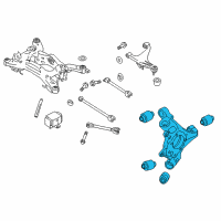 OEM 2018 Infiniti Q60 Housing Assy-Rear Axle, LH Diagram - 43019-5CA0A