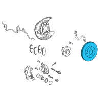 OEM Lexus IS250 Disc, Front RH Diagram - 43512-30340