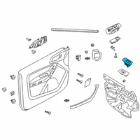 OEM 2020 Ford Ranger Window Switch Diagram - EB3Z-14529-AA