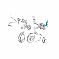 OEM 2010 BMW M5 Clip Diagram - 34-11-2-283-167