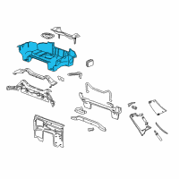 OEM Pontiac Solstice Panel Asm-Rear Floor Diagram - 20834861