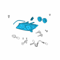 OEM Scion tC Composite Headlamp Diagram - 81130-21130