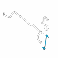 OEM 2015 Nissan Rogue Rod Assembly-Connecting, STABILIZER Diagram - 54618-4BA0C