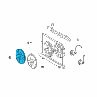 OEM 2011 Lexus CT200h Fan Diagram - 16361-28360