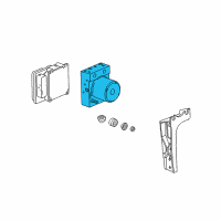 OEM 2011 Chevrolet Corvette Modulator Valve Diagram - 19416855