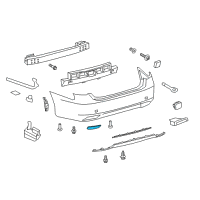 OEM 2017 Lexus LS460 Reflector Assembly, Reflex Diagram - 81920-50010