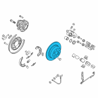 OEM 2019 Kia Sorento Disc Assembly-Rear Brake Diagram - 58411C6000