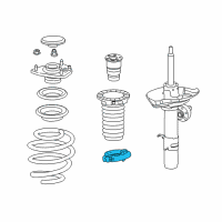 OEM Acura Rubber, Front Spring Diagram - 51684-T2A-A02