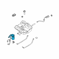 OEM 2001 Kia Spectra Pump Assembly-Fuel Diagram - 0K2DJ1335ZDS