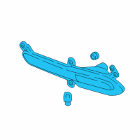 OEM 2017 Kia Niro REFLECTOR/REFLEX Assembly Diagram - 92405G5000