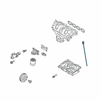 OEM 2020 Ford Escape Dipstick Diagram - K2GZ-6750-A