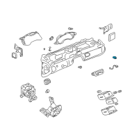 OEM 2001 Cadillac Seville Hazard Switch Diagram - 25635327