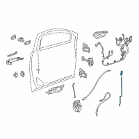 OEM 2021 Buick Envision Lock Rod Diagram - 39134923