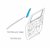 OEM 2021 Nissan Titan XD Tape-Front Door Outside, RH Diagram - 80812-EZ71A