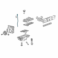 OEM 2017 Chevrolet Cruze Dipstick Diagram - 55569973