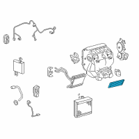 OEM Toyota Camry Auxiliary Heater Diagram - 87710-06010