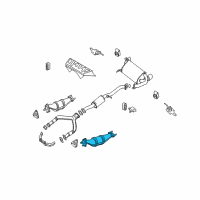 OEM 2006 Nissan 350Z Three Way Catalytic Converter Diagram - 208B3-AC325