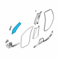 OEM 2019 Jeep Compass Panel-A Pillar Diagram - 7DR98DX9AB