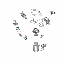 OEM 2016 Ram ProMaster 2500 Clean Air Duct Diagram - 68190498AB