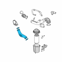 OEM 2016 Ram ProMaster 3500 Air Duct Diagram - 68193485AA