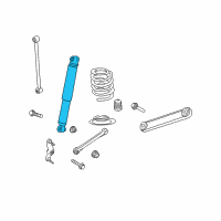 OEM 2007 Chrysler Aspen ABSORBER-Suspension Diagram - 68001121AB