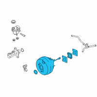 OEM 2016 Ford Police Interceptor Sedan Power Booster Diagram - DG1Z-2005-D