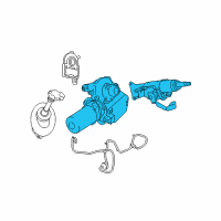 OEM Pontiac Steering Column Diagram - 19209155