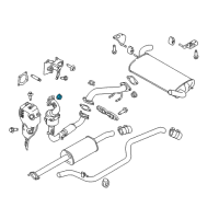 OEM Exhaust Manifold Nut Diagram - -W702586-S437