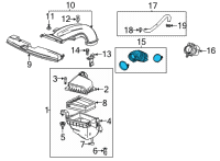 OEM 2021 Buick Encore GX Outlet Duct Diagram - 60005070