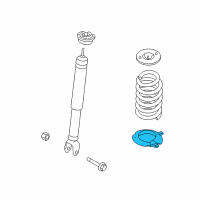 OEM Lincoln Lower Seat Diagram - 8A8Z-5586-B