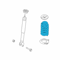 OEM 2013 Lincoln MKT Coil Spring Diagram - DA8Z-5560-C