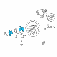 OEM 2019 Lexus RX350 Switch Assembly, Transmission Diagram - 84610-48050