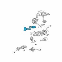 OEM 2005 Dodge Ram 1500 None-Ignition Lock Diagram - 5018702AA