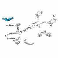 OEM 2015 Nissan 370Z Three Way Catalyst Converter Diagram - B08B2-4GB0B
