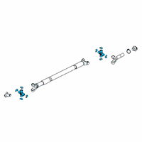 OEM Lincoln U-Joint Diagram - L1MZ-4635-A