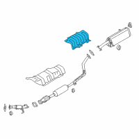 OEM 2013 Kia Soul Protector-Heat Rear Diagram - 287932K000