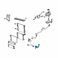 OEM 2020 Jeep Gladiator Hose-Radiator Outlet Diagram - 68282210AA