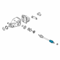 OEM BMW M3 Repair Kit Bellows, Exterior Diagram - 33-21-3-421-366