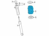 OEM 2022 Lexus NX250 SPRING, COIL, RR Diagram - 48231-78190