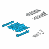 OEM 2020 Honda Civic Floor Comp, FR. Diagram - 65100-TGH-305ZZ