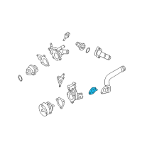 OEM Nissan Altima Gasket-Water Inlet Diagram - 13050-3Z000