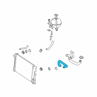 OEM 2008 Dodge Sprinter 3500 Hose-Radiator Diagram - 68013639AA